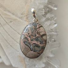 Load image into Gallery viewer, Mushroom Jasper Sterling Silver Pendant

