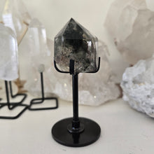 Load image into Gallery viewer, Garden Quartz Points on Stand
