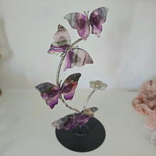 Load image into Gallery viewer, Rainbow Fluorite Butterfly Set
