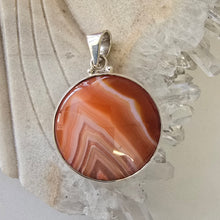 Load image into Gallery viewer, Carnelian Sterling Silver Pendant
