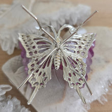 Load image into Gallery viewer, Magenta Fluorite Butterfly
