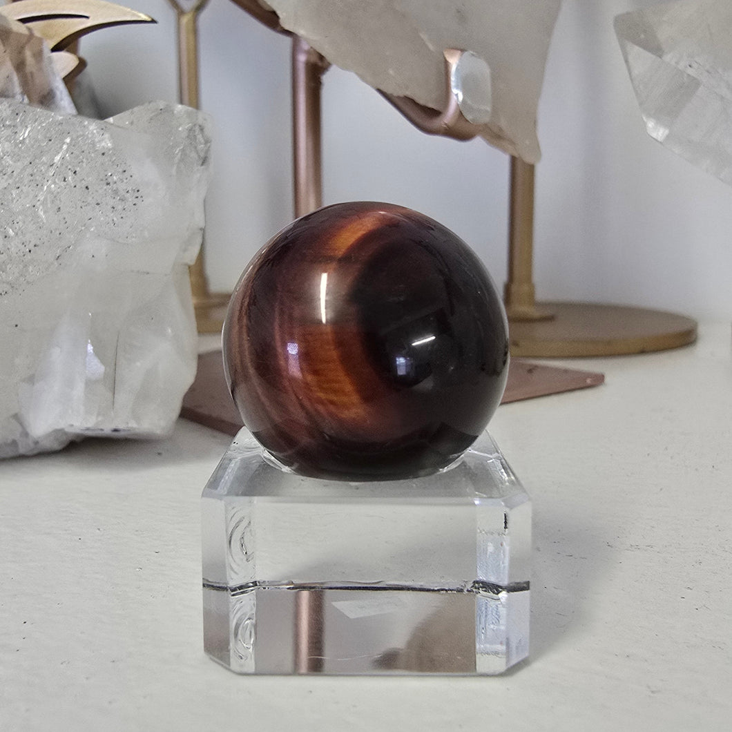 Red Tiger's Eye Sphere