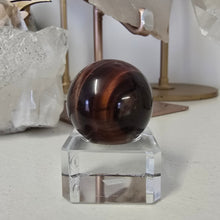 Load image into Gallery viewer, Red Tiger&#39;s Eye Sphere
