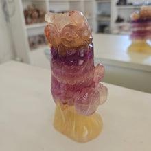 Load image into Gallery viewer, Rainbow Fluorite Owl
