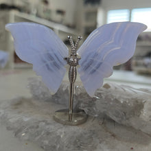 Load image into Gallery viewer, Blue Lace Agate Butterfly Wings
