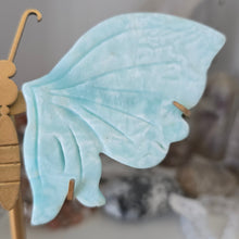 Load image into Gallery viewer, Blue Aragonite Butterfly Wings
