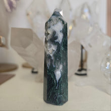 Load image into Gallery viewer, Moss Agate Tower
