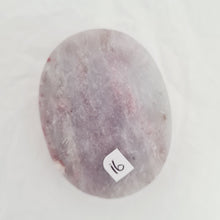 Load image into Gallery viewer, Pink Tourmaline in Quartz and Lepidolite Palmstone
