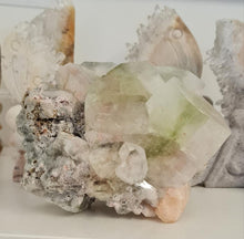 Load image into Gallery viewer, Green Apophyllite with Stillbite

