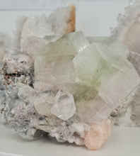 Load image into Gallery viewer, Green Apophyllite with Stillbite
