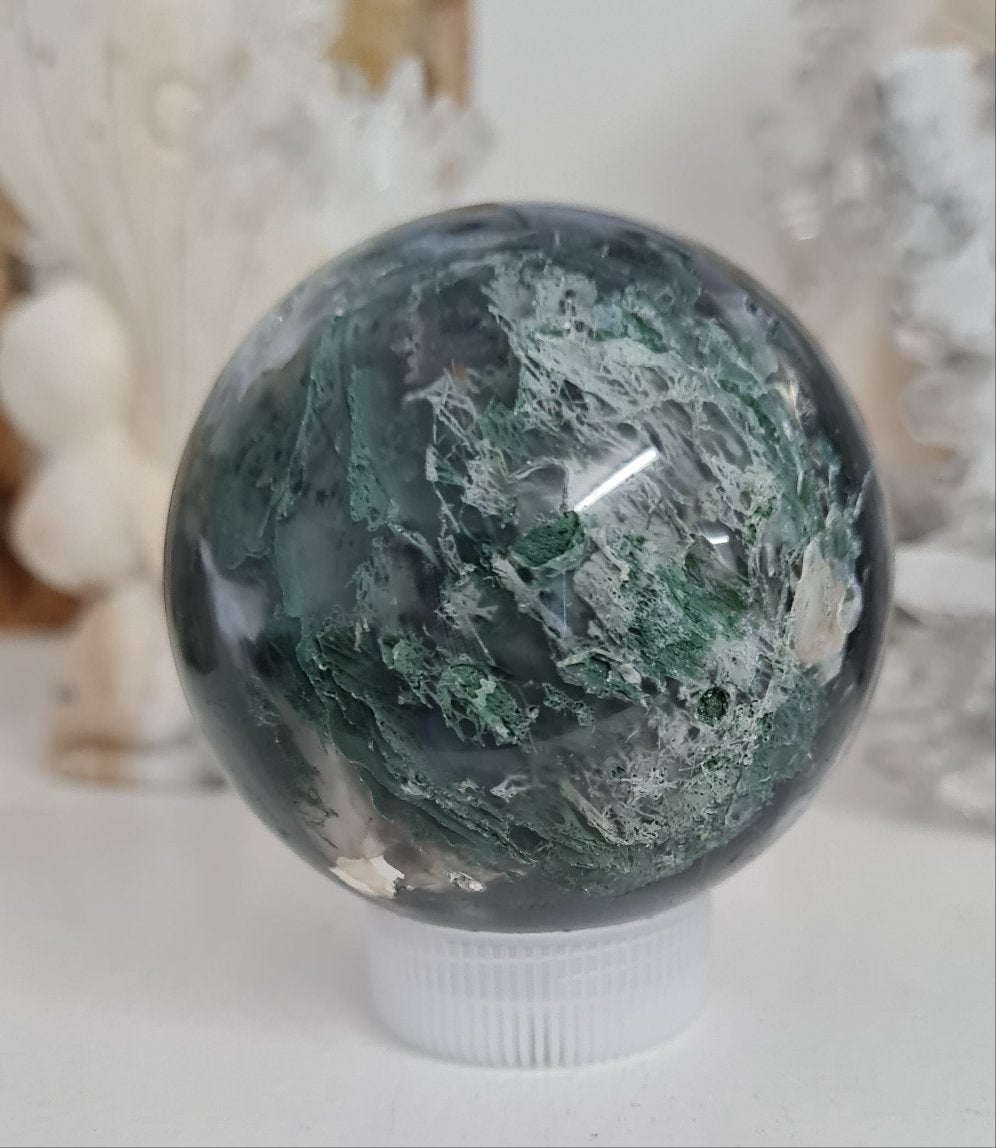 Moss Agate Sphere