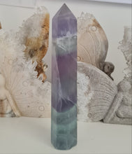 Load image into Gallery viewer, Lavender Fluorite Tower
