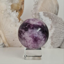 Load image into Gallery viewer, Purple Fluorite Sphere
