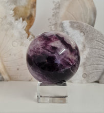 Load image into Gallery viewer, Purple Fluorite Sphere
