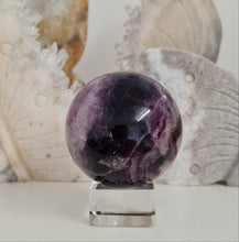 Load image into Gallery viewer, Purple Fluorite Sphere
