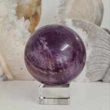 Load image into Gallery viewer, Purple Fluorite Sphere
