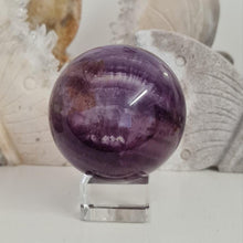 Load image into Gallery viewer, Purple Fluorite Sphere
