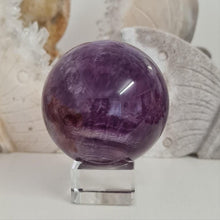 Load image into Gallery viewer, Purple Fluorite Sphere
