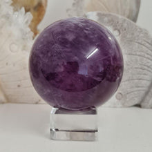 Load image into Gallery viewer, Purple Fluorite Sphere
