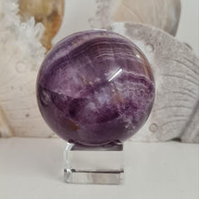 Load image into Gallery viewer, Purple Fluorite Sphere
