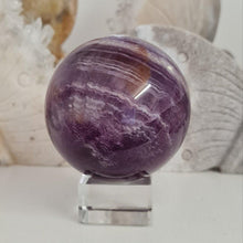 Load image into Gallery viewer, Purple Fluorite Sphere
