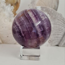 Load image into Gallery viewer, Purple Fluorite Sphere
