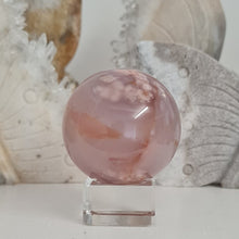 Load image into Gallery viewer, Carnelian Flower Agate Sphere
