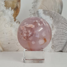 Load image into Gallery viewer, Carnelian Flower Agate Sphere
