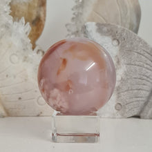 Load image into Gallery viewer, Carnelian Flower Agate Sphere
