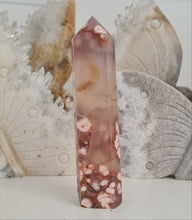 Load image into Gallery viewer, Carnelian Flower Agate Tower
