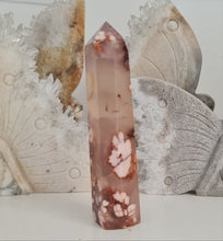 Load image into Gallery viewer, Carnelian Flower Agate Tower
