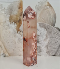 Load image into Gallery viewer, Carnelian Flower Agate Tower
