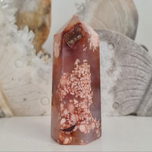 Load image into Gallery viewer, Carnelian Flower Agate Tower
