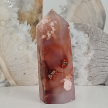 Load image into Gallery viewer, Carnelian Flower Agate Tower

