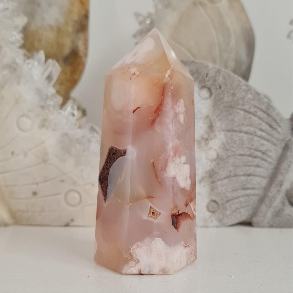 Flower Agate - Soft Pink