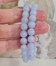 Load image into Gallery viewer, Blue Lace Agate Bracelet - High Grade
