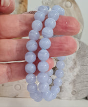 Load image into Gallery viewer, Blue Lace Agate Bracelet - High Grade
