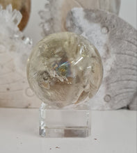 Load image into Gallery viewer, Citrine Sphere with Rainbows
