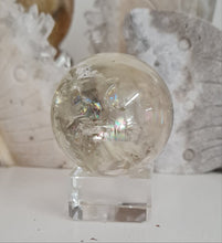 Load image into Gallery viewer, Citrine Sphere with Rainbows
