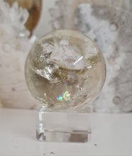 Load image into Gallery viewer, Citrine Sphere with Rainbows
