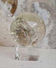 Load image into Gallery viewer, Citrine Sphere with Rainbows

