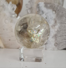 Load image into Gallery viewer, Citrine Sphere with Rainbows

