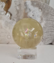Load image into Gallery viewer, Citrine Sphere with Rainbows
