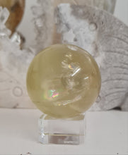 Load image into Gallery viewer, Citrine Sphere with Rainbows
