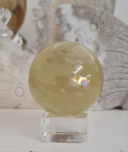 Load image into Gallery viewer, Citrine Sphere with Rainbows
