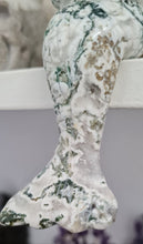 Load image into Gallery viewer, Moss Agate Mermaid - Druzy
