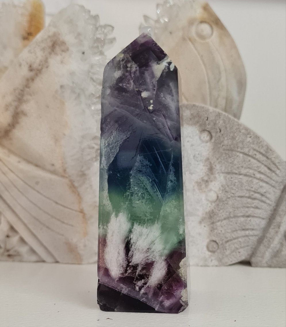Feather Fluorite Tower