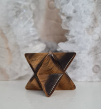 Load image into Gallery viewer, Tiger Eye Merkaba
