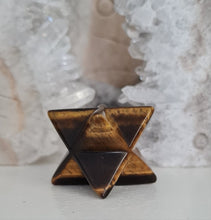 Load image into Gallery viewer, Tiger Eye Merkaba
