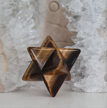 Load image into Gallery viewer, Tiger Eye Merkaba
